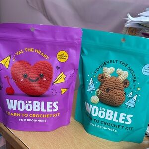 The Woobles Crochet Kit - Heart and Moose
